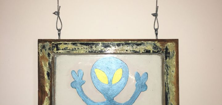 Alien artwork & UFO sighting
